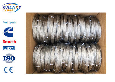 Kekuatan Tinggi Anti Twist Rope Carbon Fiber Stainless Steel Wire Galvanis