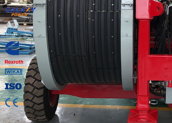 77kw 103hp Mesin imported Hidrolik Tensioner Max Ketegangan Intermiten 2x45 / 1x90kN Peralatan Merangkai