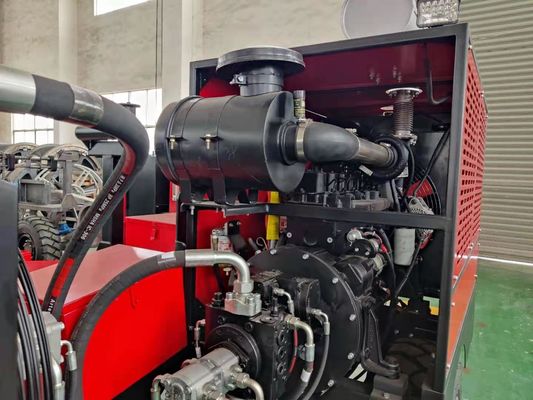 60KN High-Altitude Overhead Line Traksi Hidraulik Traktor Konstruksi Listrik
