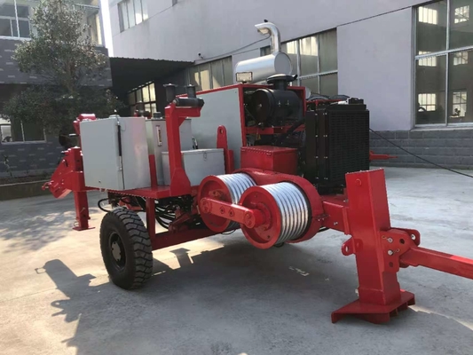 Peralatan Merangkai Tensioner Kabel Overhead 220 Kv 9 Ton 90kn