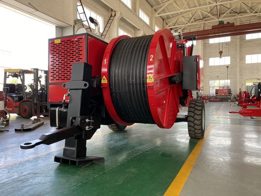 1x90kN Kabel Kualitas Tinggi Hidrolik Konduktor Tarik dan Tensioner Untuk Stringing Power Line