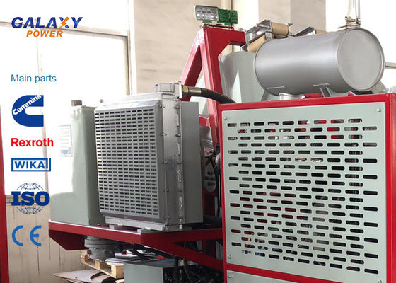 GL2x40 Listrik Kawat Menarik Peralatan Tensioner Hidrolik Dengan Mesin imported