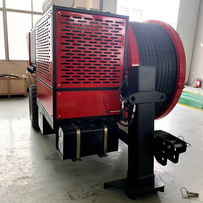 Alat-alat penarikan kabel overhead tensioner hidraulik Max Pull 2x50KN 1x100KN