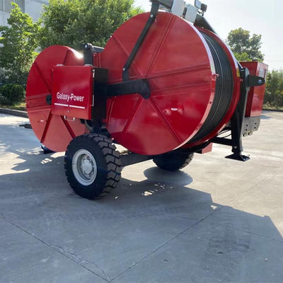 Konduktor Kembar 8 Ton Tensioner Kabel Hidrolik Mesin imported Diesel