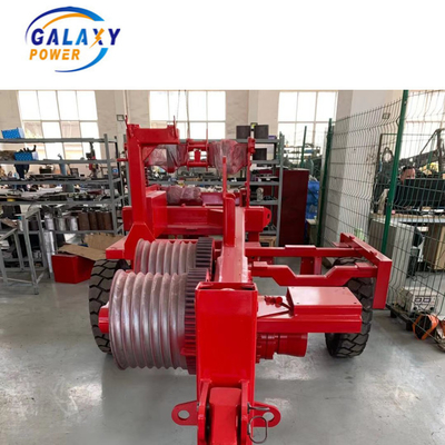 Peralatan Intensifier Puller Transmission Line untuk Lini Listrik Udara Jerman Rexroth Operating Handle dan Max Conductor Diameter 55mm