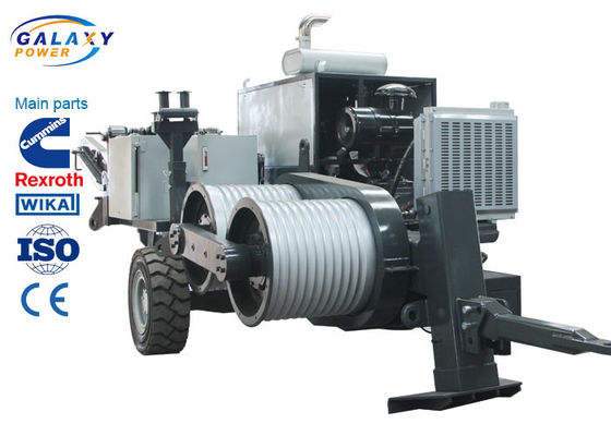 Mesin Tensioner Penarik Sistem Pendingin Air 180KN Instrumen Hidraulik 5km / H Maks