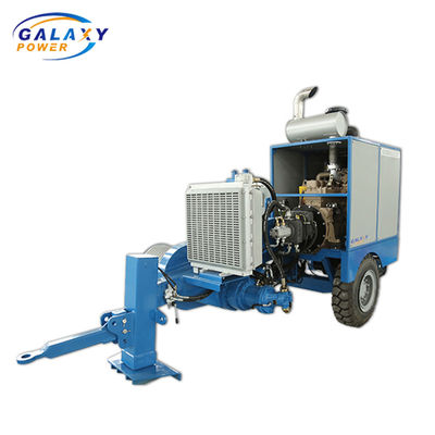 Max Intermittent Pull 150kN Mesin Penarik Hidrolik Max speed 5km / h