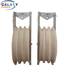 Tiga Roda Transmisi Overhead Line Merangkai Pulley Block 1040x125mm