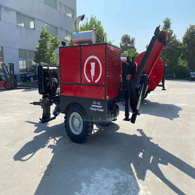 118kw (158hp) Peralatan Merangkai Kabel Penarik Kabel Hidraulik Max 9Ton Diesel
