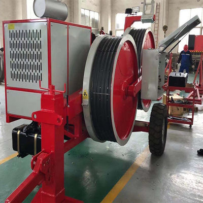 5 Alur 1x40KN 4T Relese Conductor Wire Mesin Tensioner Kabel Hidraulik