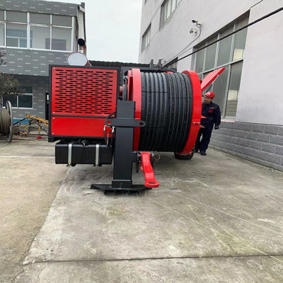 Saluran Listrik Transmisi 220KV 2x40KN 8T Tensioner Stringing Equipment
