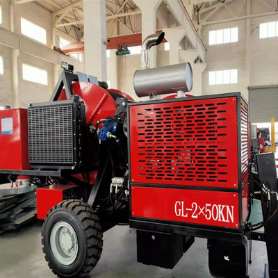 Kawat Konduktor Bundel Kembar Peralatan Merangkai Kabel Hidraulik 2x50KN