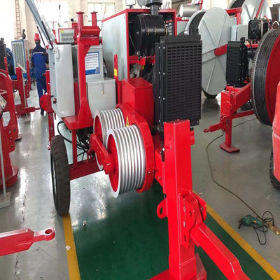 Mesin Penarik Kabel Hidraulik 7 Alur Bull-Wheel Diesel Max 60KN 6T