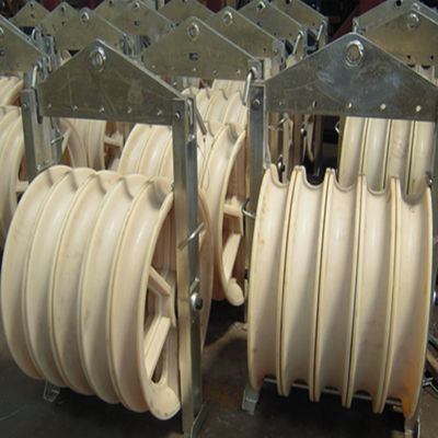 Lima Roda Nilon 508x75mm bundel konduktor Stringing Pulley Block
