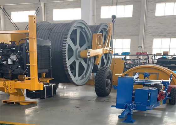 Pendingin Oli Tensioner Kabel Hidraulik 2x70KN Intermiten Diesel