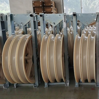 916x110mm Tiga Roda Nylon Pulley Universal Konduktor Merangkai Blok