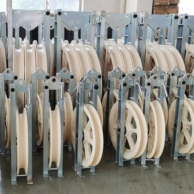 Blok Penggulung Konduktor Aluminium Nilon untuk Konstruksi Saluran Listrik