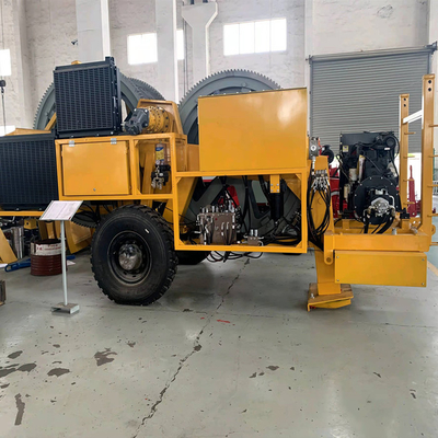 Overhead Line 14Ton Rem Hidrolik ADSS Cable Tensioner Merangkai Mesin