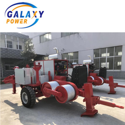 9Ton Overhead Line Penarik Hidraulik Peralatan Merangkai Kabel OPGW / ADSS