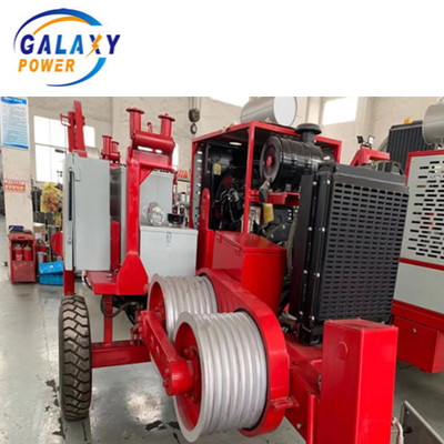 Peralatan Merangkai Saluran Transmisi Diesel 77kw 103hp 400mm Bull 4Ton