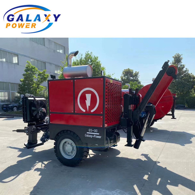 Transmisi Kawat Hidrolik Menarik Merangkai Peralatan 90KN Cable Laying Equipment